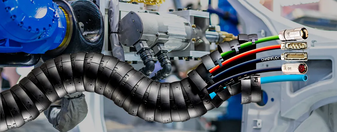 triflex® R robotic cable carriers