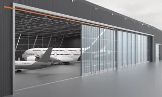 Hangartor mit micro flizz