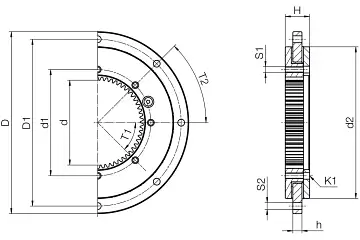 PRT-04-50-TI-ST technical drawing