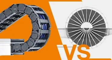 e-chain® vs. motorised cable reel