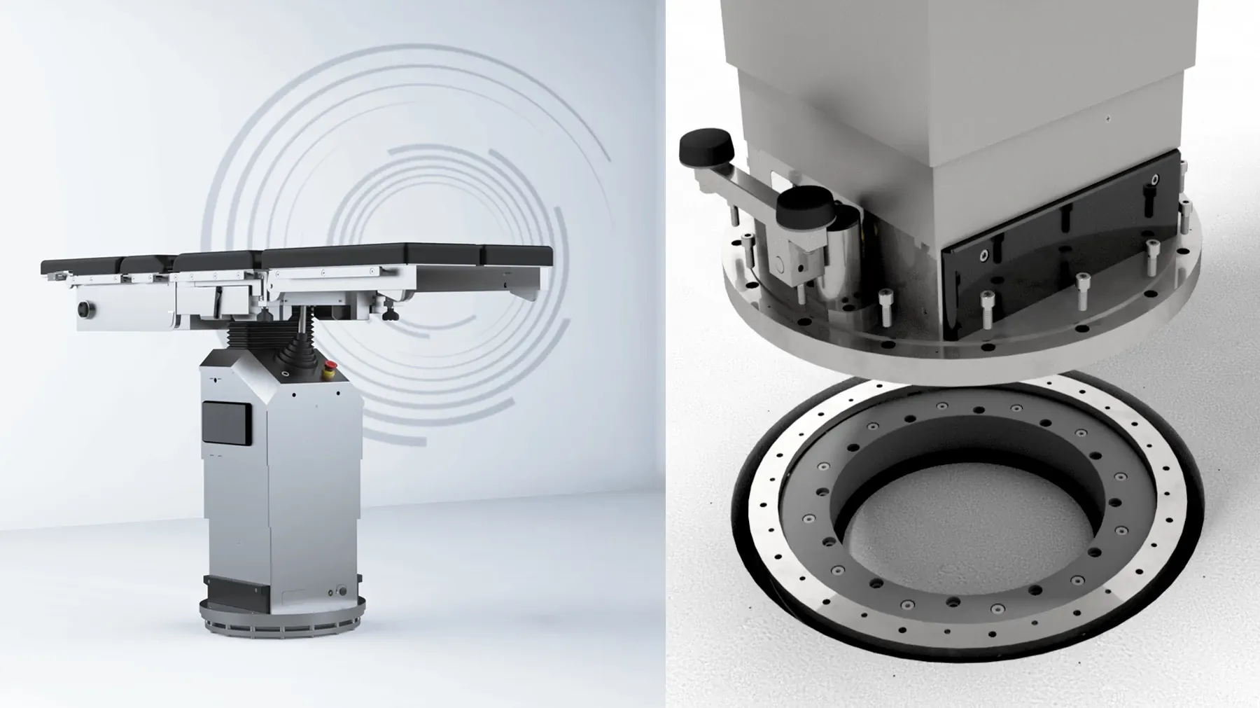 Radiosurgical operating table Nuova