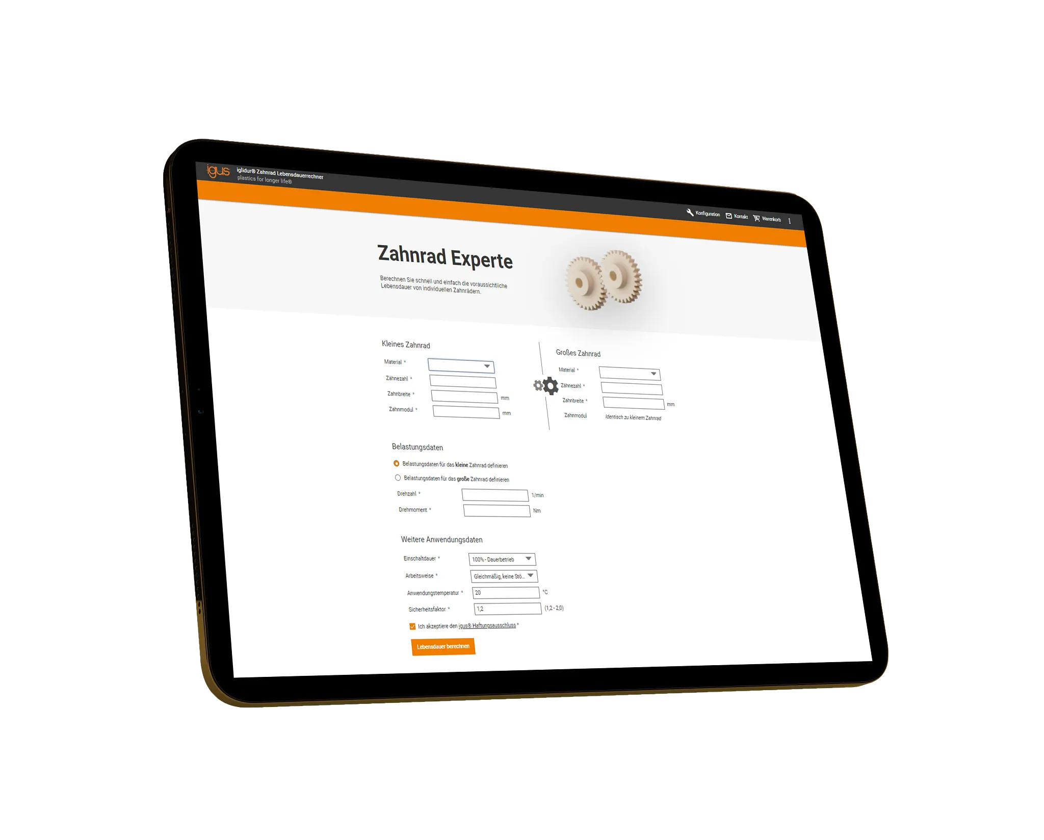 Calculadora de vida útil