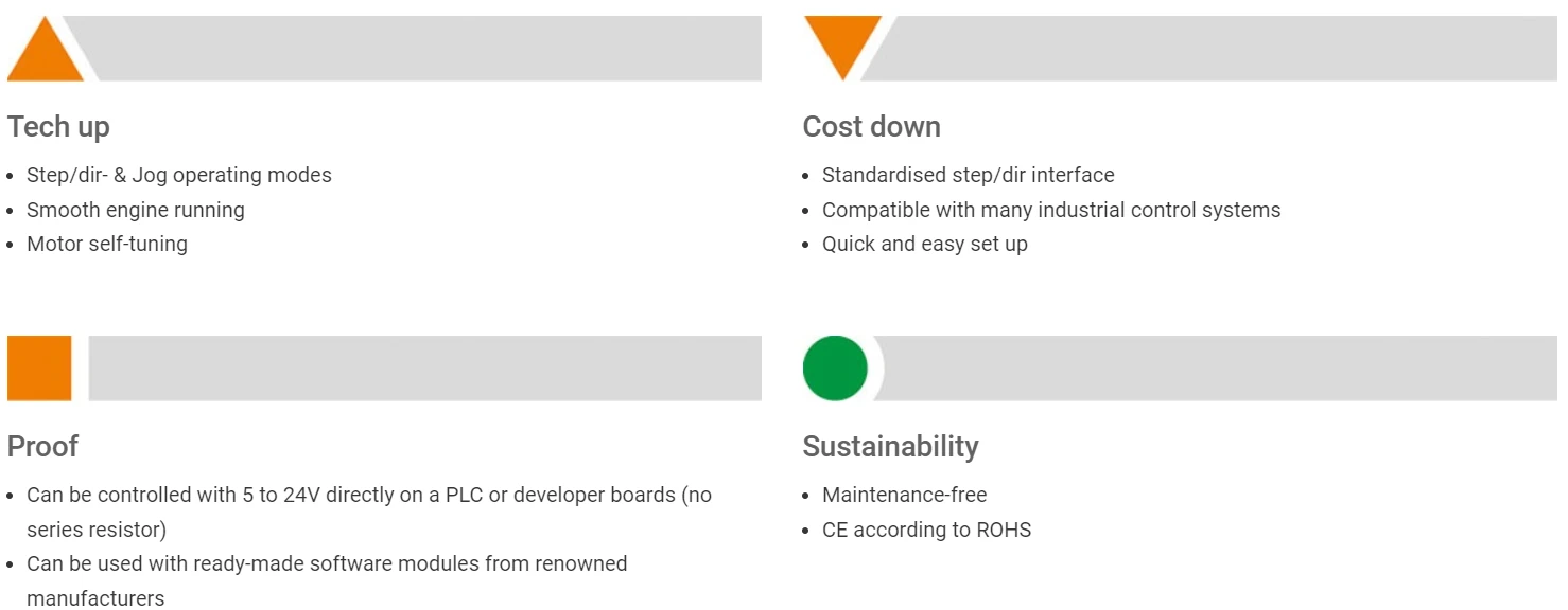 tabla de reducción de costos tech up para la etapa de salida del motor electrónico