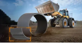 iglidur plain bearing in bearing position