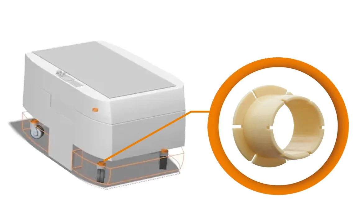 Kluzná ložiska v automaticky řízených vozidlech