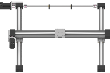 Flat linear robot | DLE-FG-0006 | Workspace 650 x 650mm