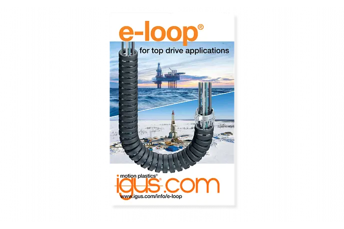 Eloop Service Loop e-loop® cable carrier | service loop alternative | igus®