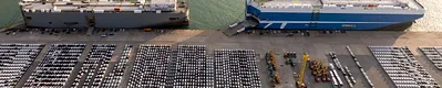 Bild eines RoRo-Schiffs