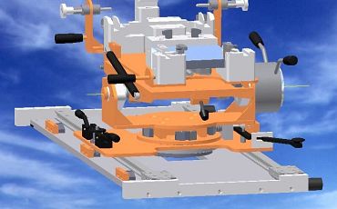 Möve Metall assembly support
