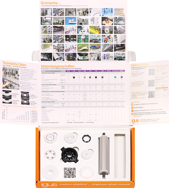 Kostenlose Kugellager-Musterbox