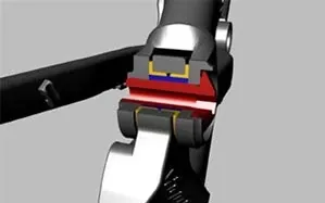 Mountain bike plastic bushing