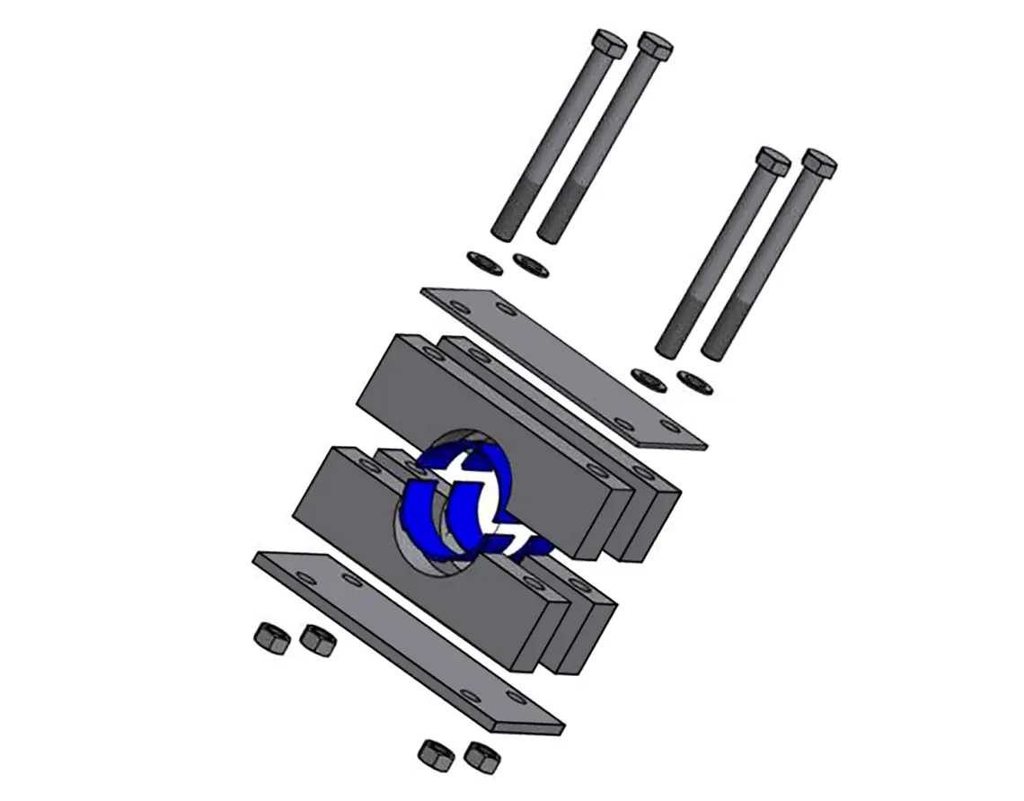 Parabolic trough bearing Mithras Holding sketch