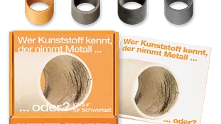 Musterbox mit Schwerlast-Gleitlagern