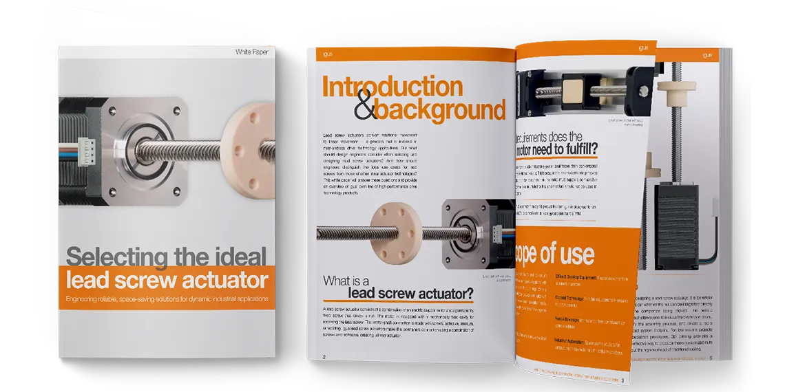 selecting the right lead screw linear actuator white paper