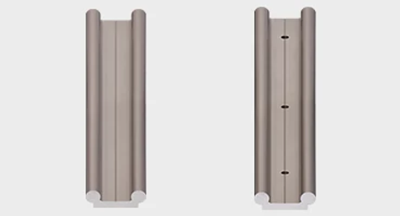 Linear guide double rail
