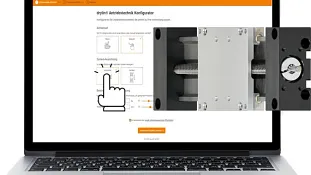 Linearachsen drylin SLW von igus online konfigurieren