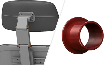 iglide R bushing in headrest of wheelchair
