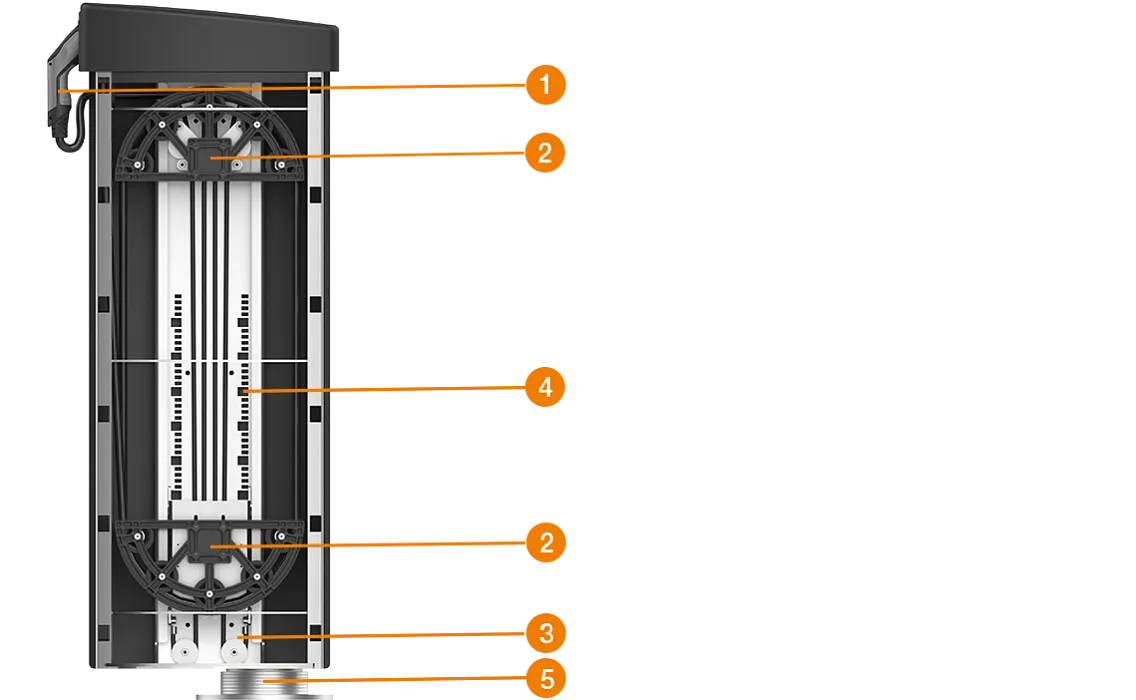 Cable retraction system e-tract | Simple and safe