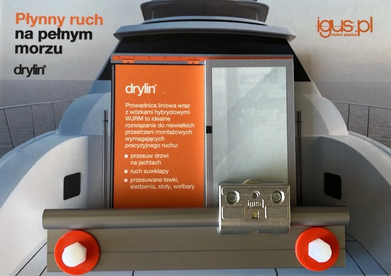 Próbka drylin W dla przemysłu jachtowego