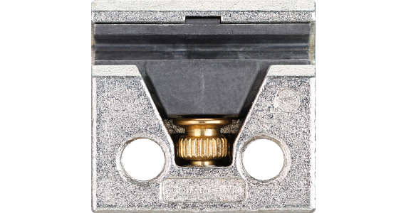 drylin® W linear plain bearing housing with individual clearance adjustment