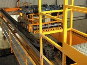 Crane in cement plant