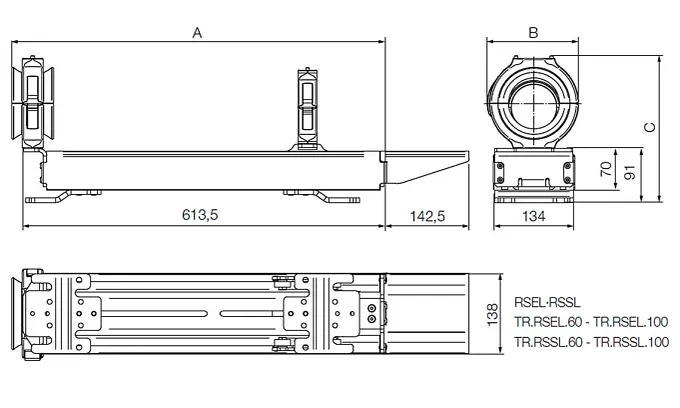 Strategic Logix Rssl Kit Linear retraction system RSEL and RSSL | igus Australia