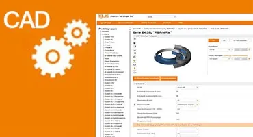 Modelos CAD de módulos rotativos