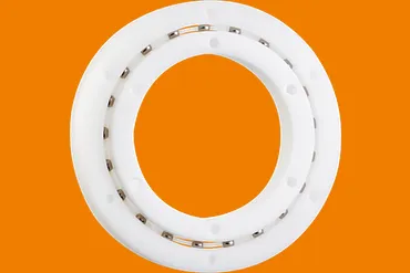 Kugeldrehverbindung mit Edelstahlkugeln