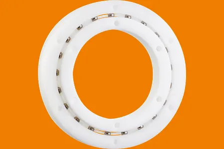 Kugeldrehverbindung mit Edelstahlkugeln