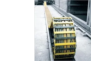 cable carrier in concrete plant