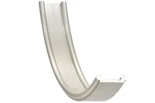 Carril de perfil lineal curvado drylin® W