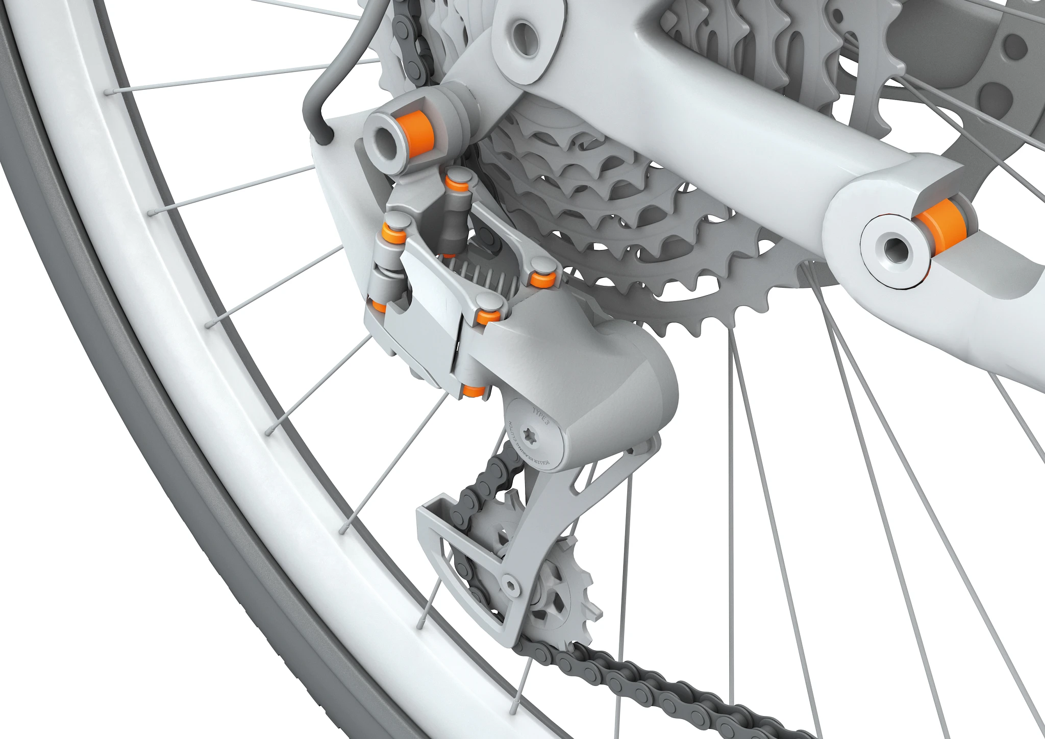 Caixa de câmbio planetária para bicicletas da igus