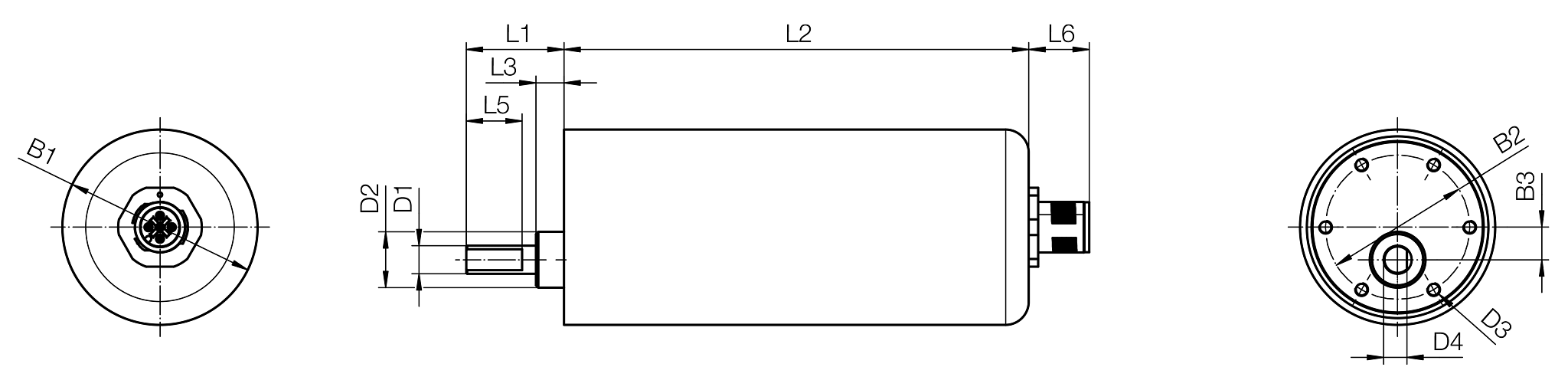 MOT-DC-37-M-A-A technical drawing