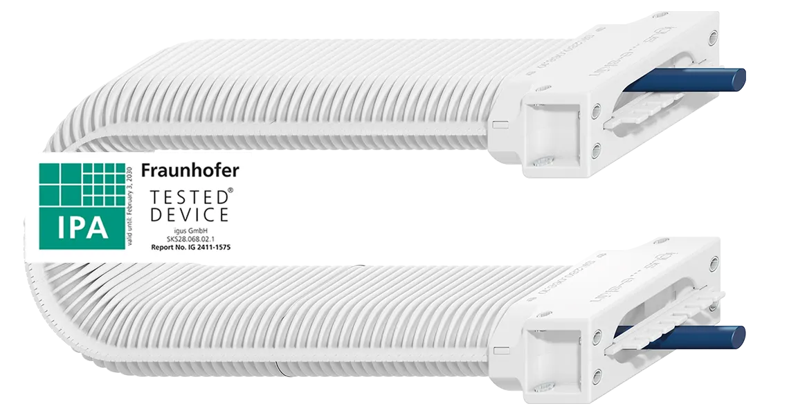 Two-part corrugated tubes e-skin