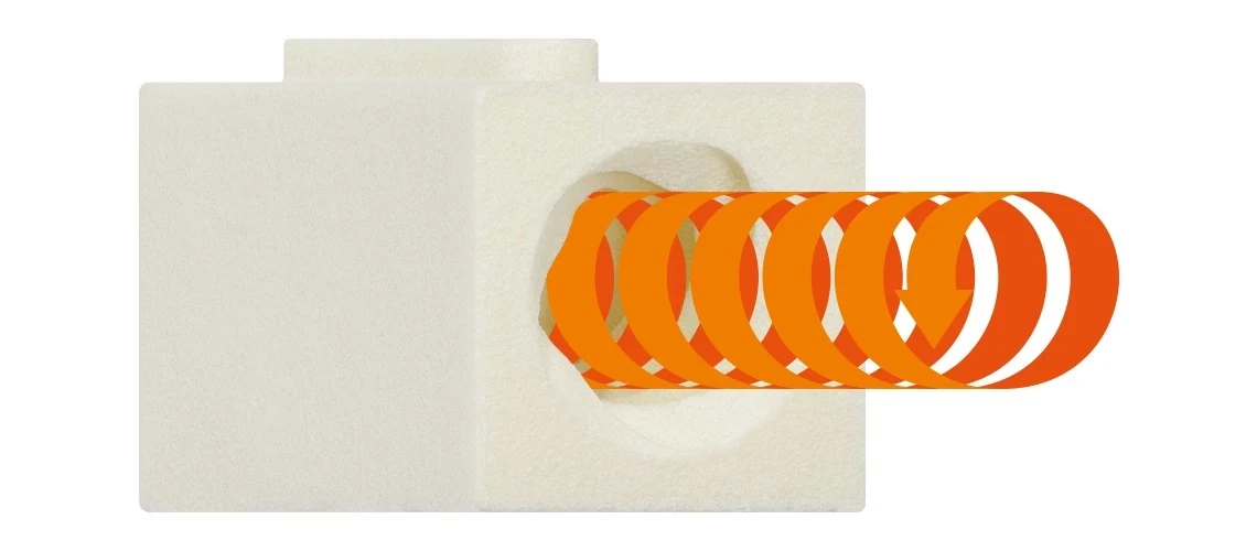 3D printed lead screw nuts in testing