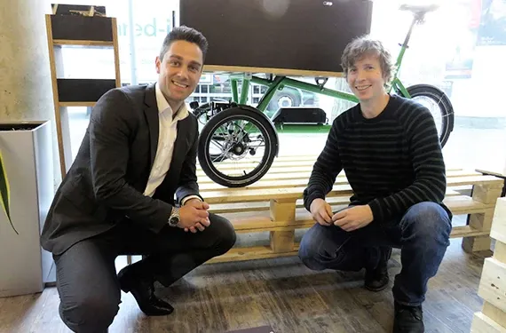 Manuel Prager (chike) y Kai Schmitz (igus)