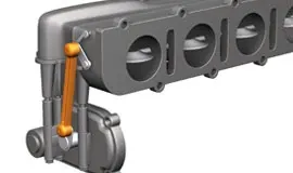 Controlled intake manifolds