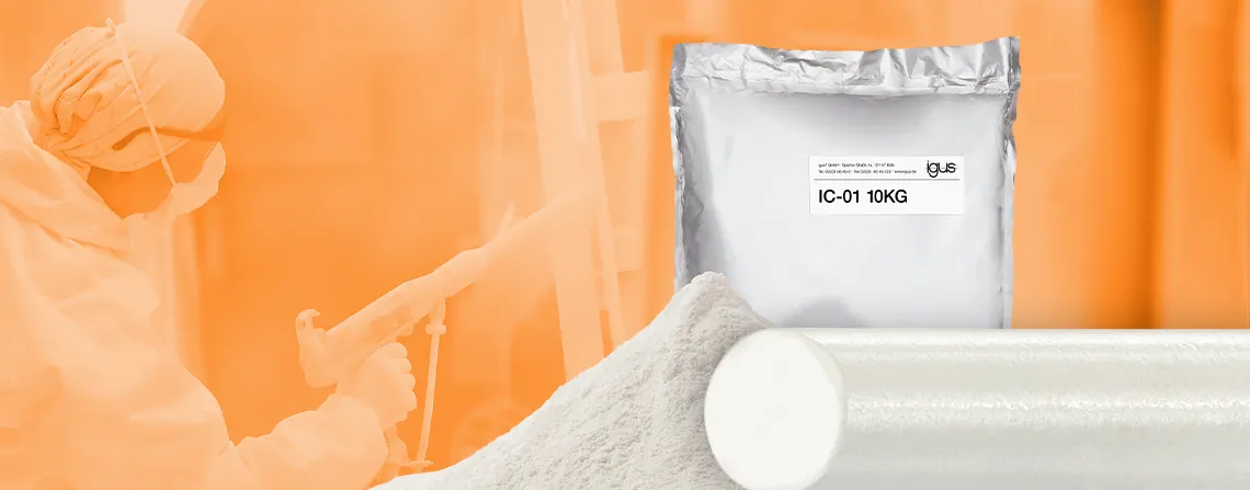 iglide shaft coating applied to metallic shaft