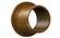 iglidur® Z, sleeve bearing with flange, mm