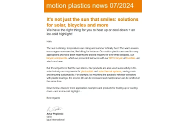 Newsletter igus 07/2024