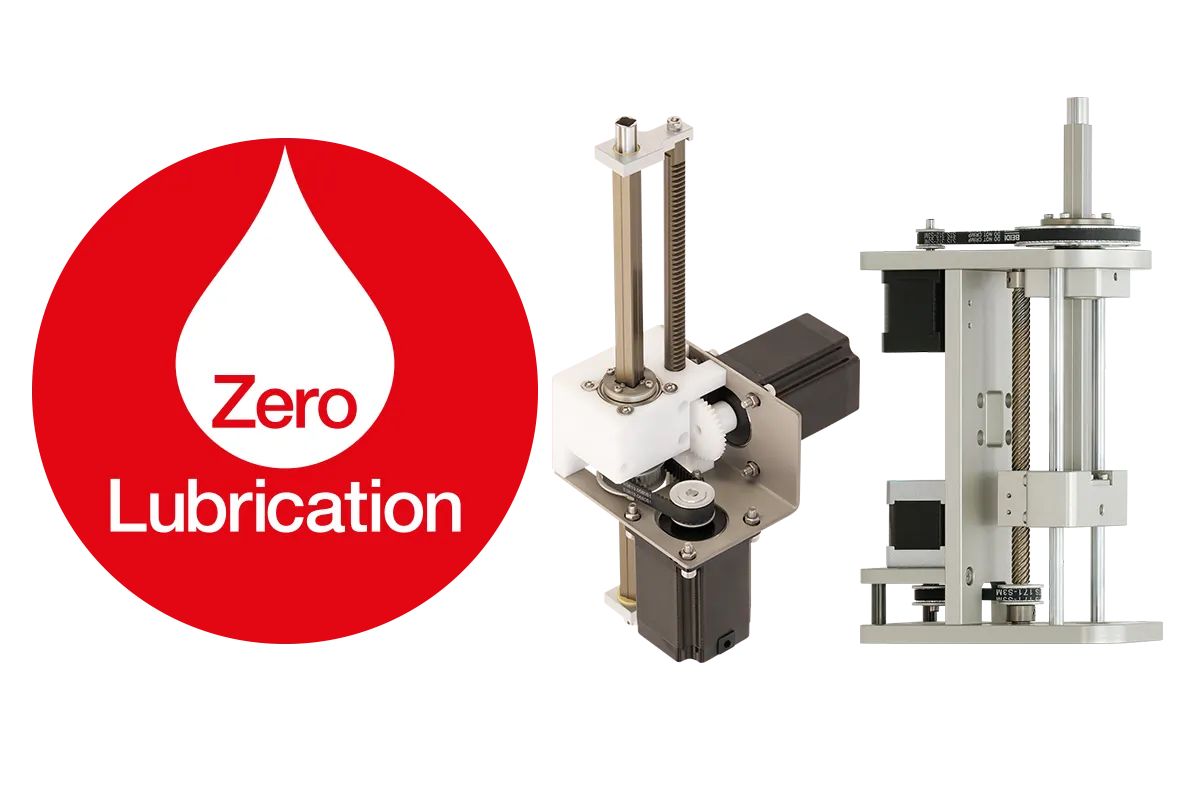 ZERO lubrication rotary-drive unit