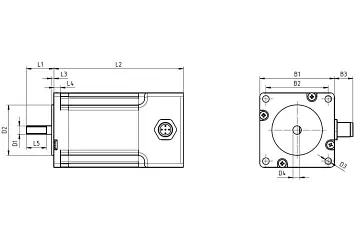 MOT-AN-S-060-001-028-M-A-AAAA technical drawing
