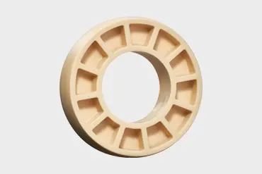 Injection-moulded spherical insert bearing