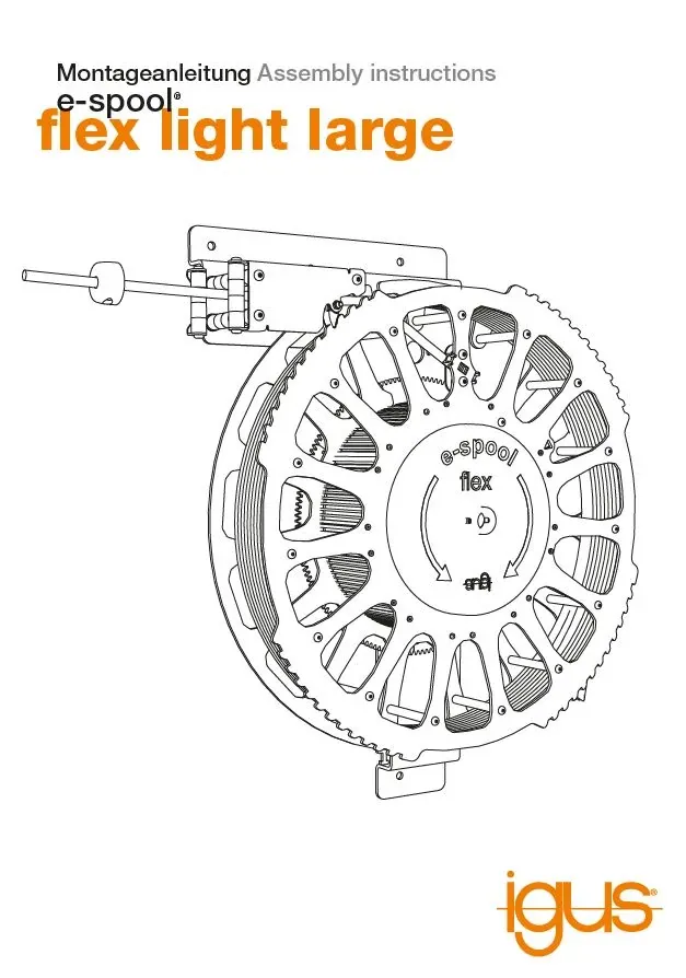 Montageanleitung e-spool flex light large