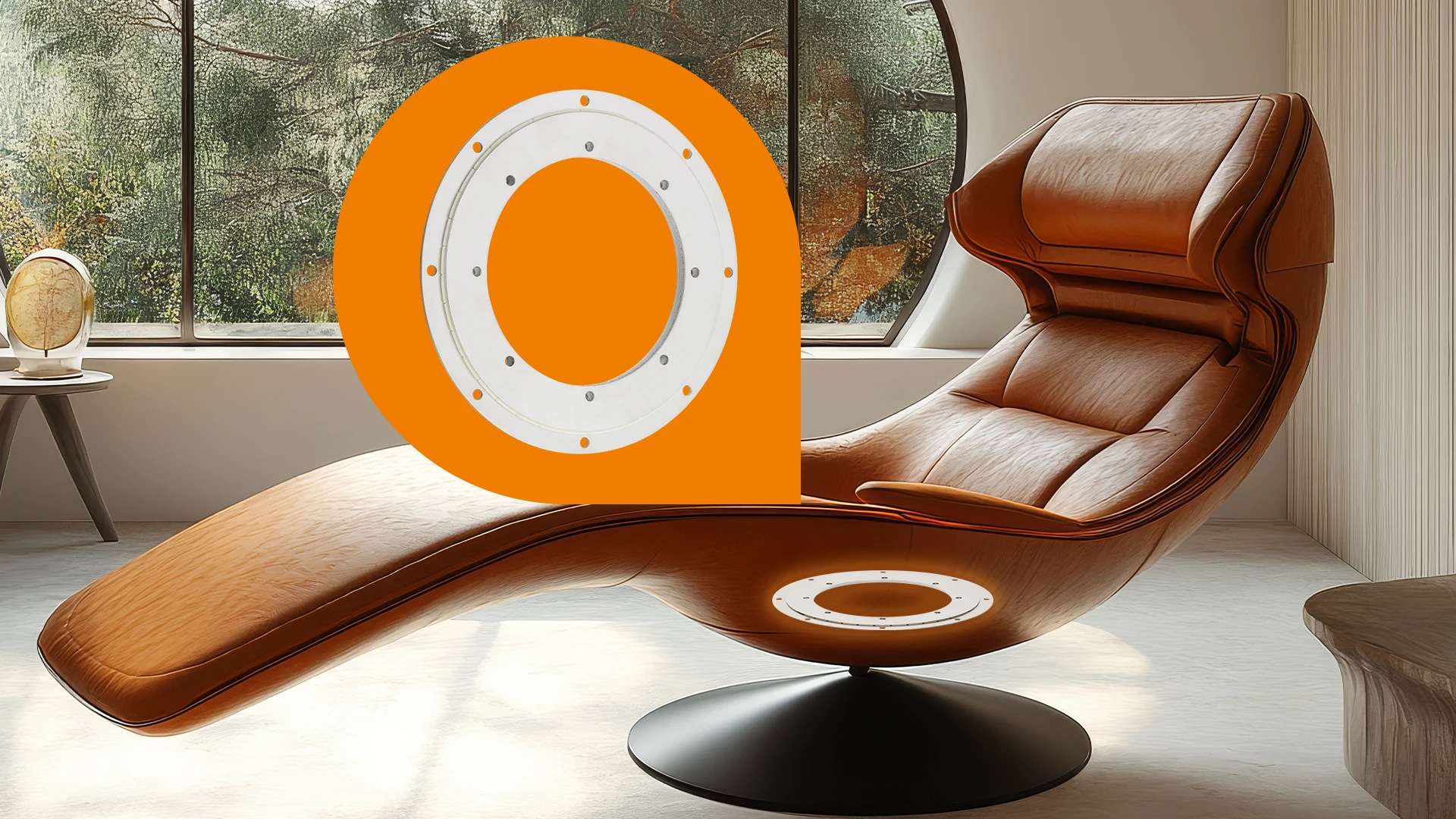 PRT-06 dans une application de meubles pivotants