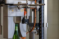 Unidad de control con cadena portacables