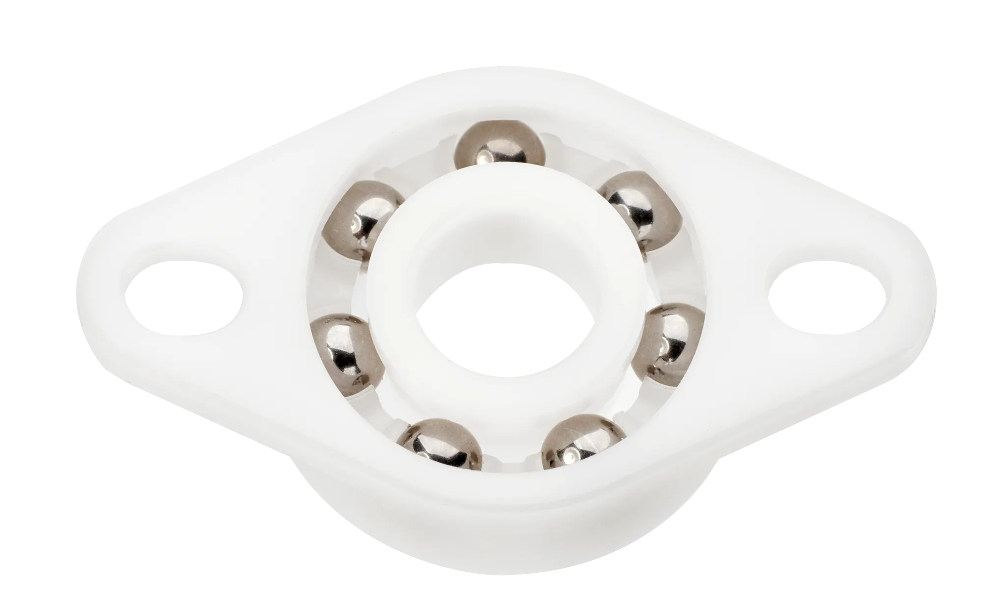 Flanged ball bearings