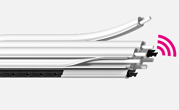 Chaîne de renfort avec capteur à ultrasons