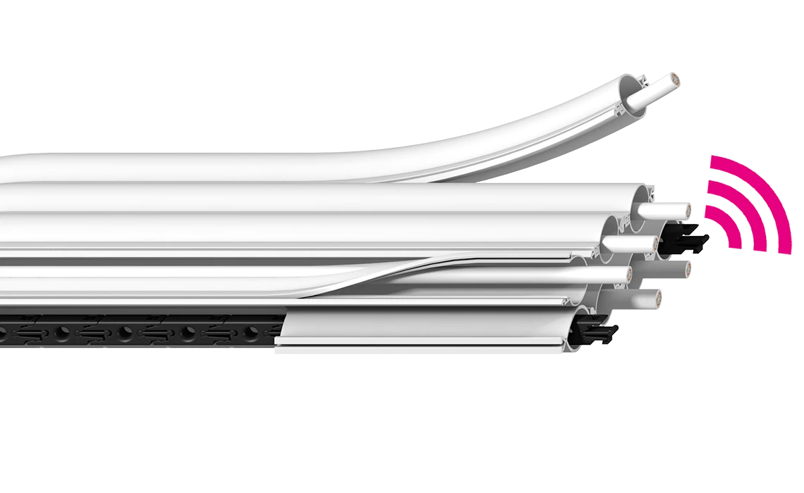 Stützkette mit Ultraschallsensor