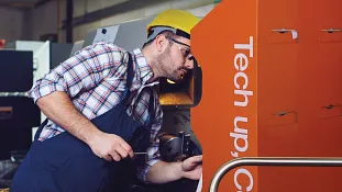 Le présentoir igus en action